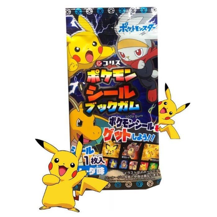 Chiclete Japonês Coris Pokemon Battle Gun Sun & Moon - 3,5 gramas - Hachi8