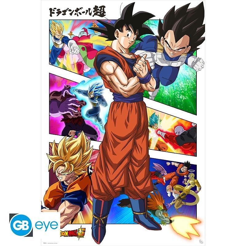 Póster de personajes Dragon Ball por solo 7,90€ –